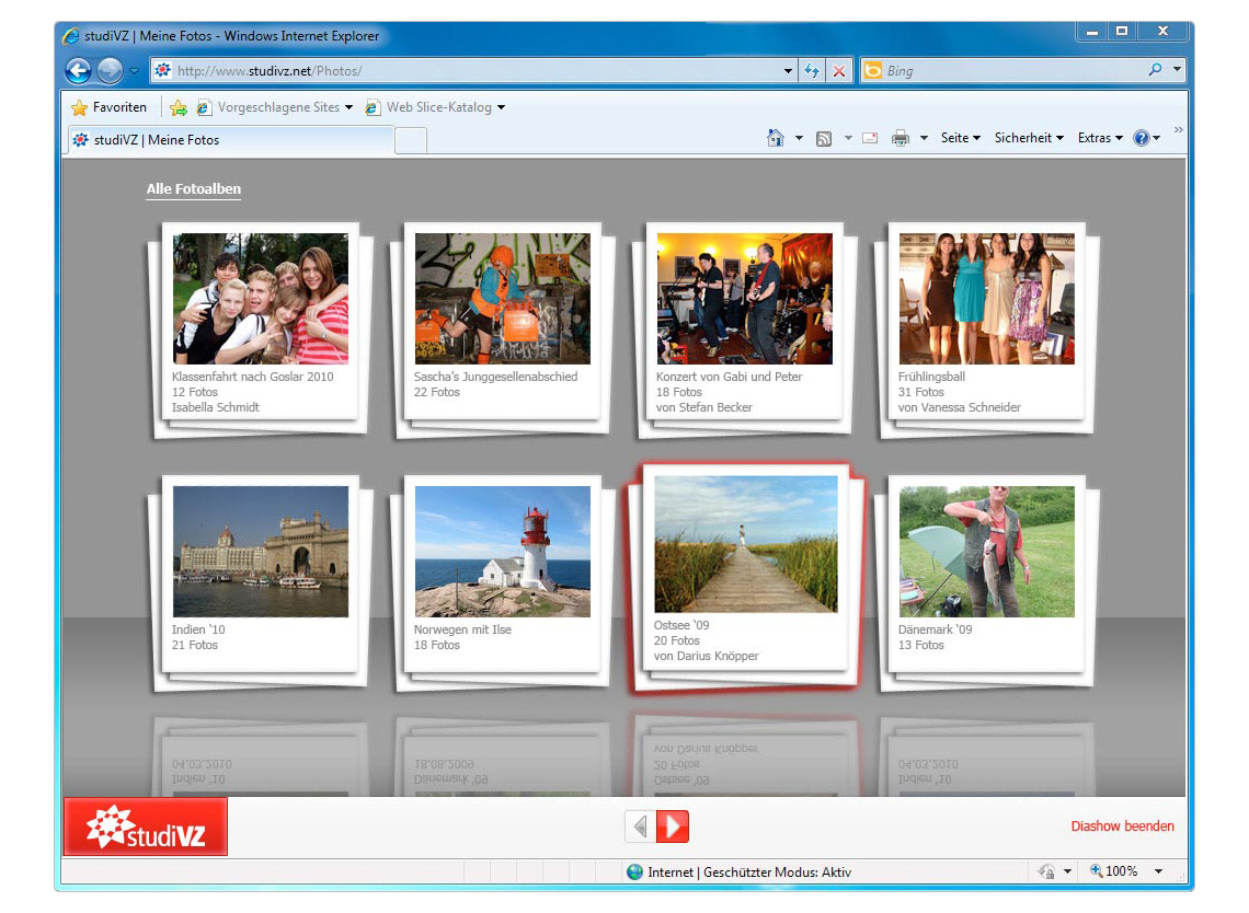 studiVZ HTML5 Diashow